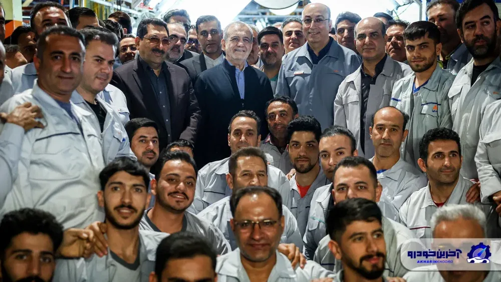 بازدید پزشکیان از سایپا در سایه زیان ۳۳ همتی و تعهدات معوق