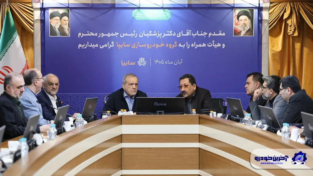 بازدید پزشکیان از سایپا در سایه زیان ۳۳ همتی و تعهدات معوق