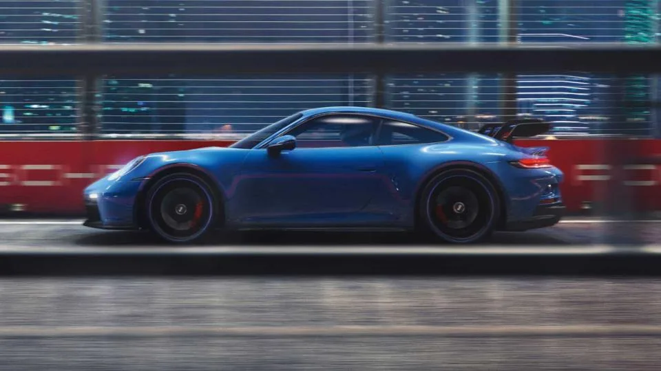 طراحی عقب با بال بزرگ ٰپورشه 911GT3 مدل 2022 