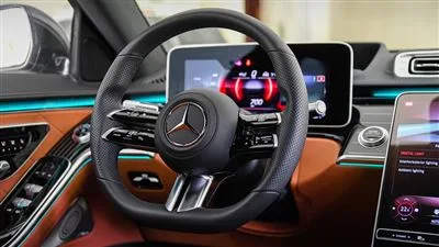 فرمان و نشانگر پشت فرمان در بنز S500 مدل 2021