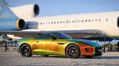 کاور خاص برای جگوار F-Type در جزیره کیش