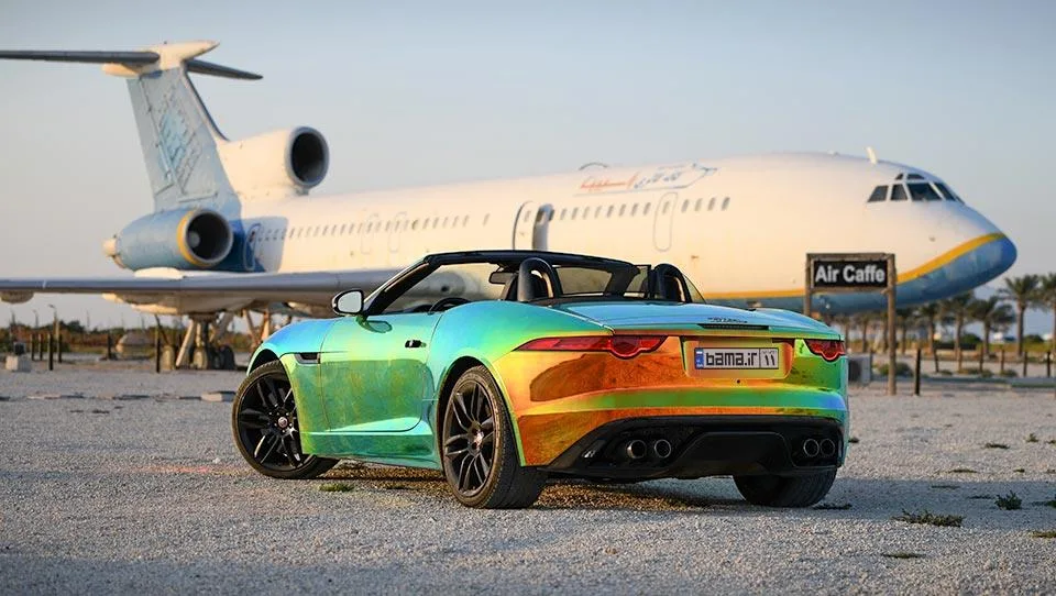 طراحی نمای عقب جگوار F-Type