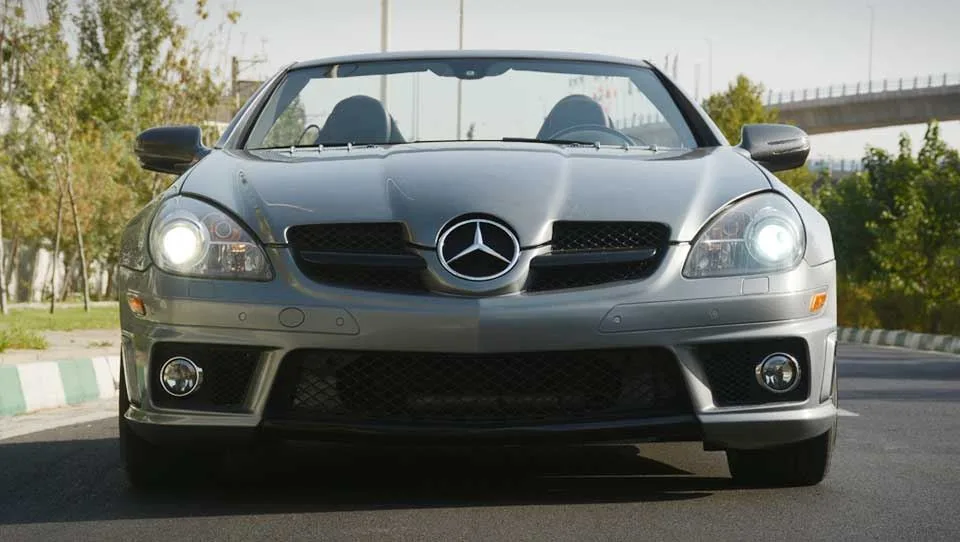 طراحی نمای جلو مرسدس بنز SLK مدل 2010