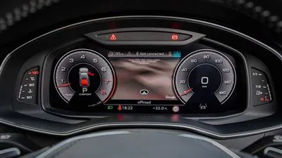 نمایشگر پشت فرمان آئودی A7