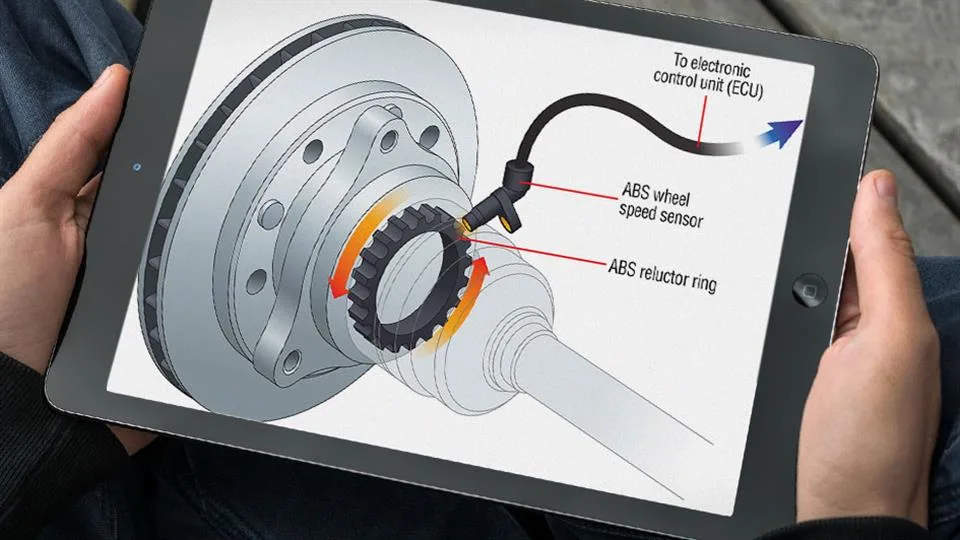 ساختار سنسور ABS
