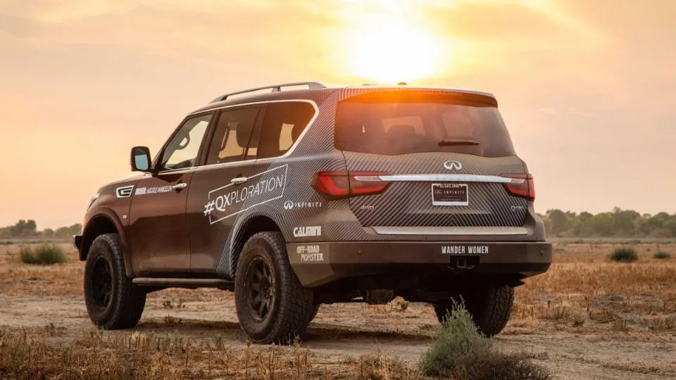 ورود اینفینیتی QX80 به رالی زنان