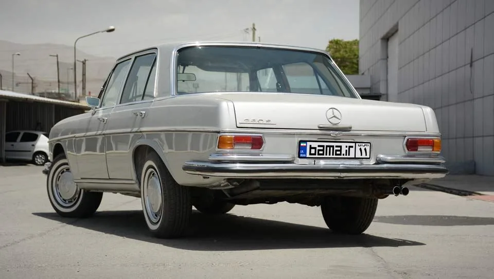 طراحی نمای عقب مرسدسبنز W108 مدل 1970