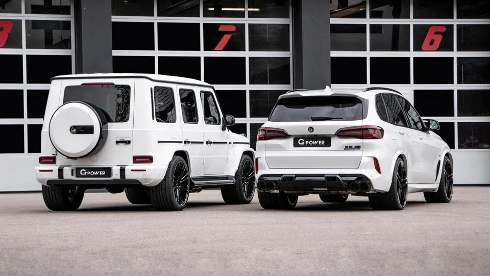بامو X5M و مرسدسبنز G63 تیونینگ G-Power
