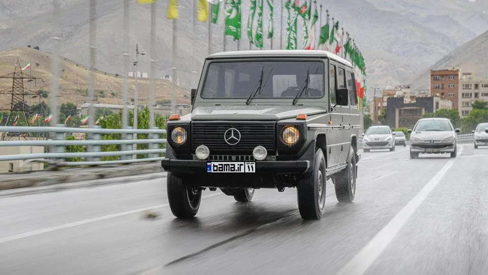 تجربه رانندکی با مرسدس بنز G280 مدل 1980
