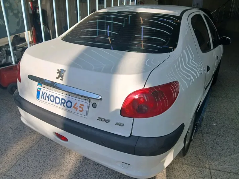 نمای عقب پژو ۲۰۶ SD V9 نمای عقب پژو ۲۰۶ SD V9