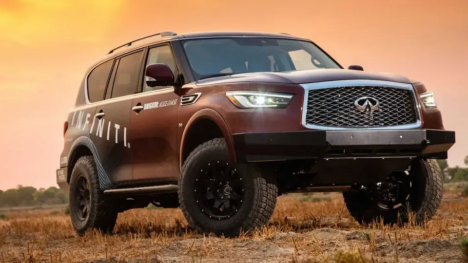 ورود اینفینیتی QX80 به رالی زنان