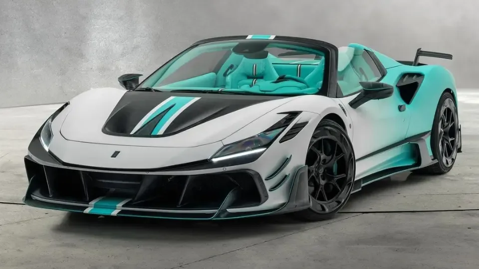معرفی منصوری F8XX اسپایدر Tempesta Turchese