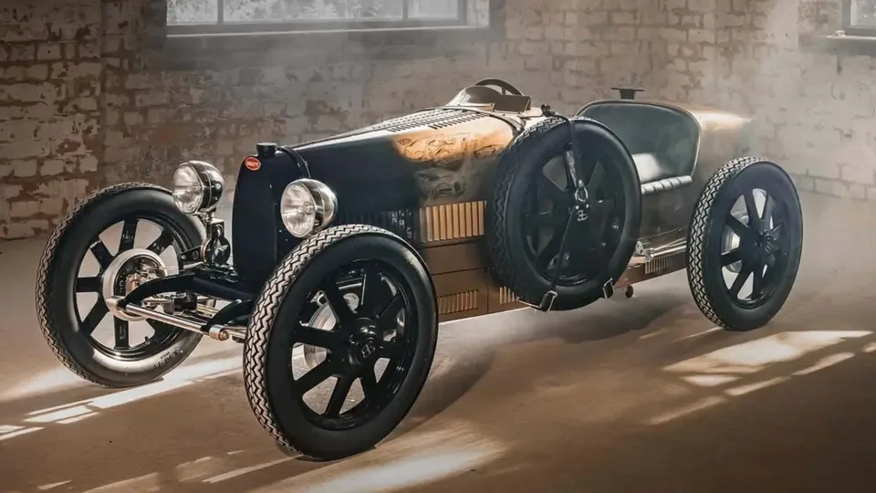 معرفی بوگاتی Baby II با طرح Golden Era