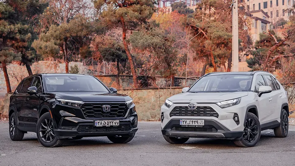 مقایسه هوندا CR-V هیبریدی و تویوتا RAV4 هیبریدی