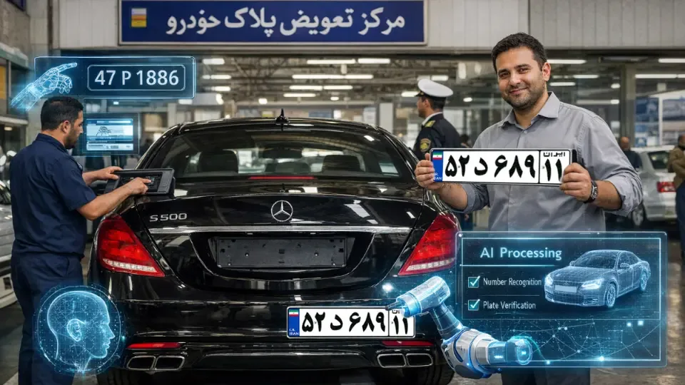 خودرو‌های وارداتی با کمک هوش مصنوعی شماره‌گذاری می‌شوند
