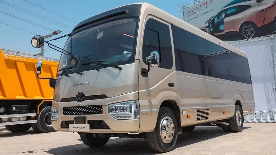 بررسی مینی بوس پگاسوس LX بهمن دیزل