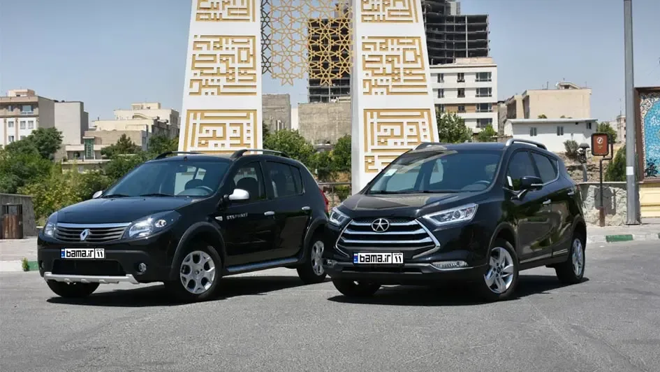 مقایسه جک S3 و رنو ساندرو استپ‌وی